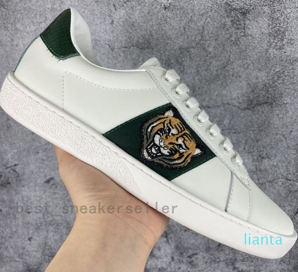 Zapato plano con rayas de abeja, zapatillas deportivas para caminar, bordado de estrellas de tigre, Chaussures Pour Hommes