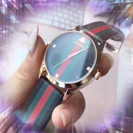 Bee Dames beroemde designer quartz horloge klassiek lederen riem waterdicht super helder topmodel Horloges geschenken cl172m