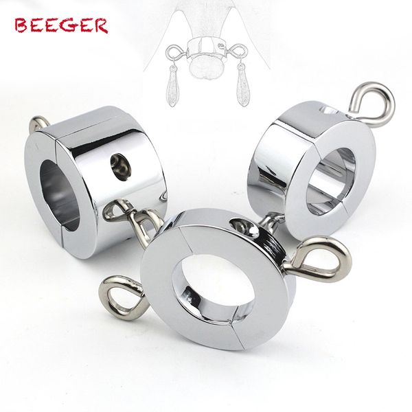 Beeger – boules de testicules, diamètre intérieur 33mm, pendentif Scrotum, poids d'étirement de balle pour CBT, 3 tailles au choix