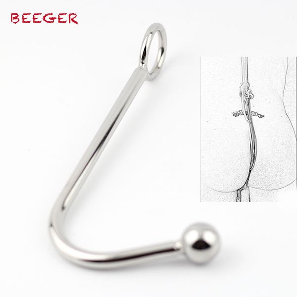 BEEGER Steel Anal Rope HOOK Bondage avec SOLID 1 
