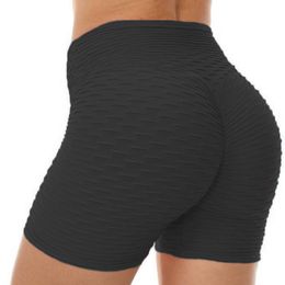 Hoge taille yoga broek lift peuken gym Activewear 50% bijenkorf fitness kleding vrouwen lichaam mechanica shorts honingraat oefening slijtage