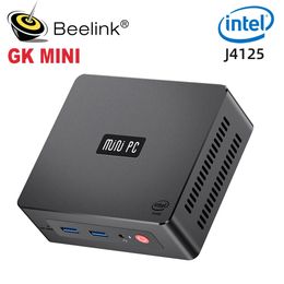 Beelink GK Mini Windows 11 Mini PC Intel J4125 DDR4 8GB 128GB SSD 5G WiFi BT4.0 Windows 10 Pro Key 4K Gamer Computer PK GK3V