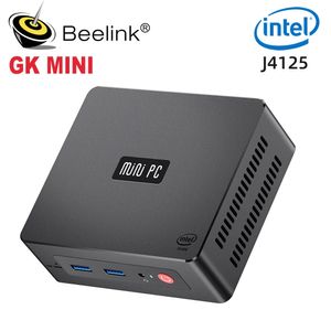 Beelink GK Mini Windows 11 MINI PC Intel J4125 DDR4 8GB 128GB SSD 5G WiFi BT4.0 Windows 10 Pro Key 4K Gamer Computer PK GK3V