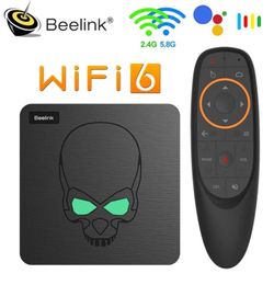 BEELINK GT King WiFi6 Smart TV Box Android 9 Amlogic S922X Quadcore 4GB 64 Go TVBox BT41 1000m LAN Android 90 4K Set Top Box3247990