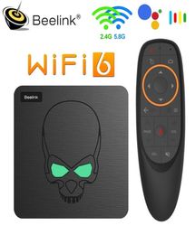 BEELINK GT King WiFi6 Smart TV Box Android 9 Amlogic S922X Quadcore 4GB 64 Go TVBox BT41 1000m LAN Android 90 4K Set Top Box6014404