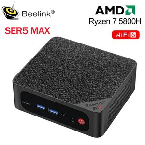 BEELINK MINI PC SER5 MAX AMD RYZEN 7 5800H DDR4 32G 500G NVME SSD GAMING MINI Computer