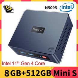Beelink Mini S Gamer Mini PC Windows 11 Intel N5095 DDR4 8 GB 128 GB 256 GB 1000 M LAN Computer Gaming VS J4125 GK Mini T4 Pro