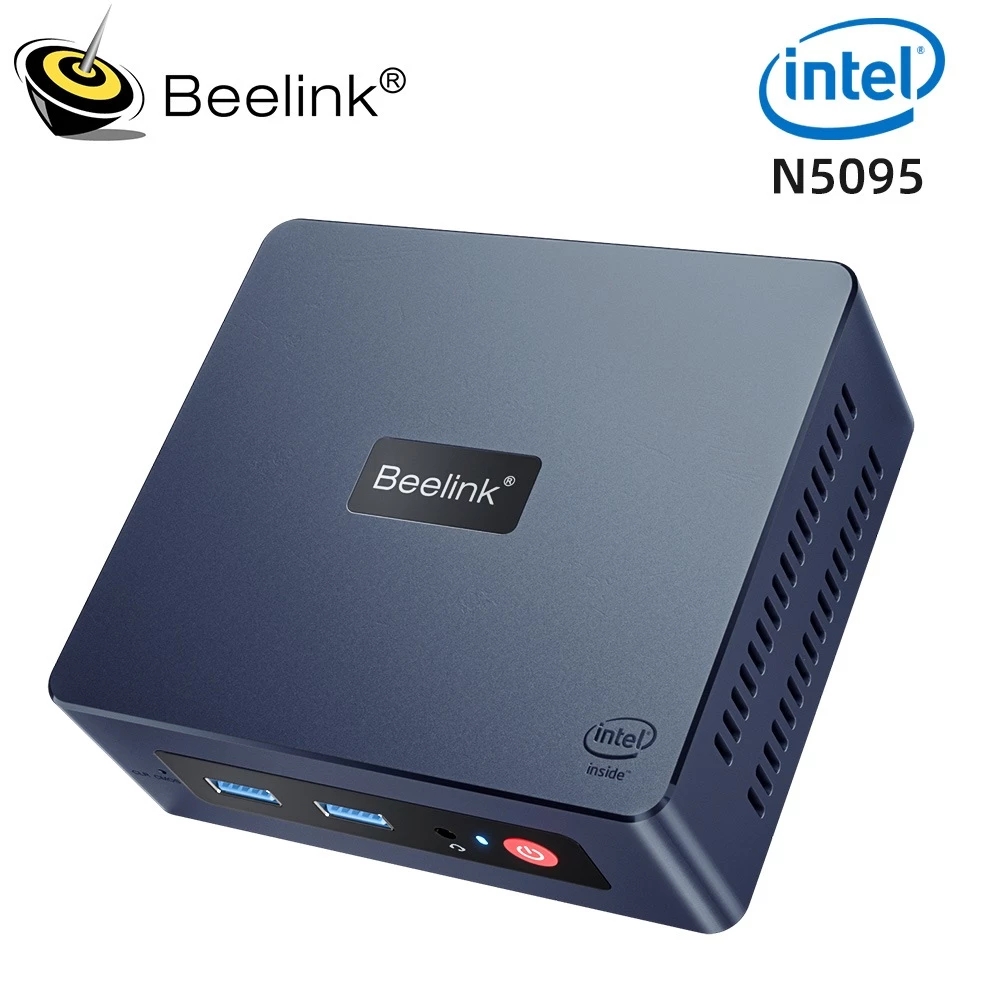 Beelink Mini S Windows 11 Mini PC Intel 11e Gen N5095 DDR4 8GB 128GB SSD Desktop Gaming Computer vs U59 GK Mini GK3V J4125