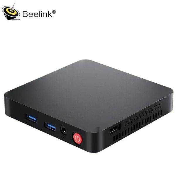 BEELINK T5 / T4 PRO MINI PC Intel Celeron N4020 MINI PC Windows 11 4GB DDR4 64GB EMMC 2.4G / 5G DUAL WIFI BT5.0 Prise en charge de l'ordinateur HD-MI 4K