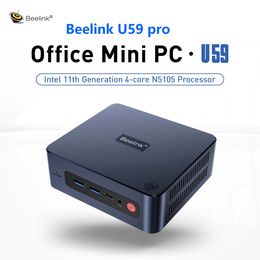 Beelink U59 Pro Mini PC Windows 11 Intel 11e Gen N5105 DDR4 16GB 500 GB Dual WiFi 1000m Desktop Mini Computer