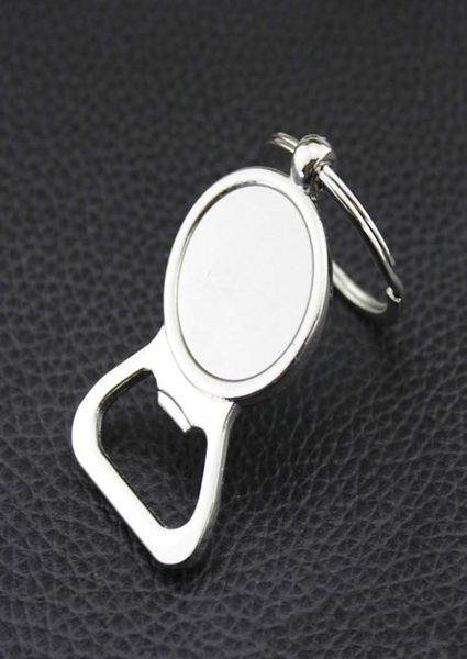 Ouvre-bouteille de bière porte-clés bricolage pour 25mm verre Cabochon porte-clés gravure cadeaux en alliage de Zinc cuisine barre outils hommes cadeaux lxj0681298703