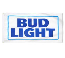 Drapeau de bière pour Bud Light 3x5ft Flags 100D Bannières en polyester intérieure Couleur vive de haute qualité avec deux œillets en laiton3844962