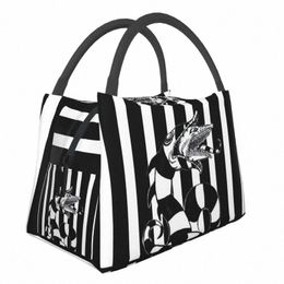 Beetlejuice Sandworm Boîte à lunch Resicture pour Tim Burt Horror Movie Cooler Thermal Food Isolate Lunch Sac Pinic Clainer O7an #