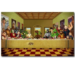 Beetlejuice The Last Supper Cartoon Funny Art Silk Print Poster 24x36inch60x90cm 0165867308