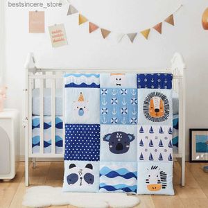 BEEWEED, 3 uds., juego de cama de microfibra para cuna, diseños para niños y niñas, incluye edredón, sábana para cuna, falda de cuna, juego de cama suave para bebé L230522