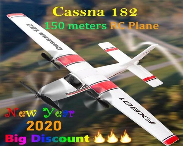 Débutant électrique RC Airplane RTF EPP Remote Control Glider plan Cassna 182 Aircraf Plus de batterie Augmentation du temps de mouche Y20041325303758700