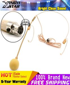 Couleur beige mini xlr 3 broches Ta3f 3pin Connecteur Connecteur Contrôle Microphone Microphone Microphone pour émetteur de bodypack sans fil3898176