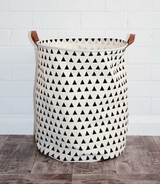 Grand sac de rangement Beige en toile, sacs à linge de dessin animé pour enfants, organisateur de jouets et de vêtements, tapis de jeu pour enfants et bébés, décoration de maison