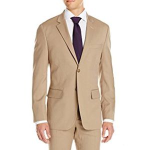 Beige Mens Tuxedos De Mariage Notch Lapel Groom Groomsmen Tuxedos Poipular Homme Blazers Veste Excellents Costumes 2 Pièces (Veste + Pantalon + Cravate) 1425