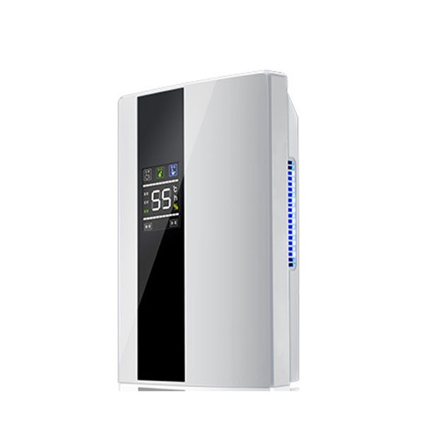BEIJAMEI Déshumidificateur d'air avec écran LCD d'une capacité de 2,4 L - Déshumidificateurs de purification d'air à faible consommation d'énergie pour la maison, l'armoire et la salle de bain - Élimination efficace de l'humidité