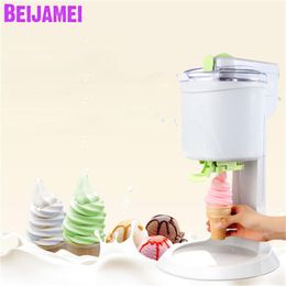 BEIJAMEI Ménage Machine À Crème Glacée DIY Sorbetière Pour Enfants Mini Machines À Glace Aux Fruits Congelés