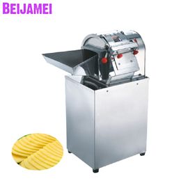 BEIJAMEI machine de découpe de légumes trancheuse de pommes de terre commerciale/machines à trancher les croustilles industrielles