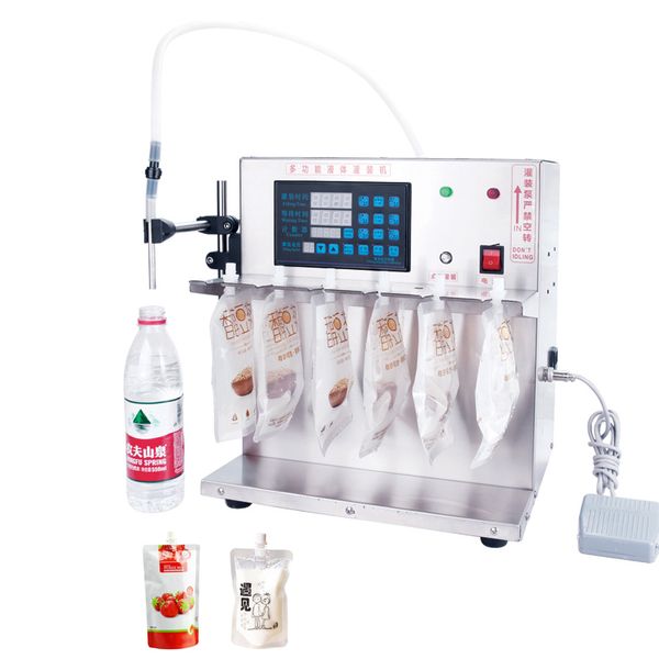 BEIJAMEI Machine de remplissage de liquide de boisson commerciale petite buse d'aspiration électrique support sac lait de soja thé jus de lait de soja remplisseur à vendre