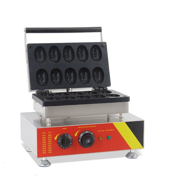 BEIJAMEI utilisation commerciale antiadhésive 110v 220v électrique en forme d'oeuf gaufrier Machine à gaufres en forme d'oeuf à vendre