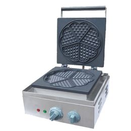 Beijamei Commerciële Wafel Maken Machine Elektrische Hartvorm Wafelijzer / Belgische Wafel Baker Pancake Machine te koop