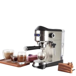 BEIJAMEI Machine à café expresso électrique italienne 15 bars Portable semi-automatique Cappuccino préparation de café baguette à vapeur eau chaude