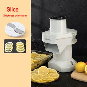 Beijamei Fruit Vegetable plak Cube Snijmachine Elektrische Dication Machine aardappel ui Groente Wortel Bananenchips Dicer