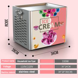 Beijamei Fry Ice Cream Roll Machine Rolled Frying/Fried Yoghurt Ice Cream Making Machine Crushers