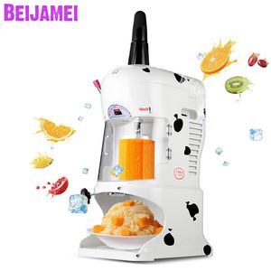 Beijamei Snow Cone Ice Shaver Planer Machine Maker Elektrische Blok Ice Crusher Sneeuwvlok Geschoren ijsmachines