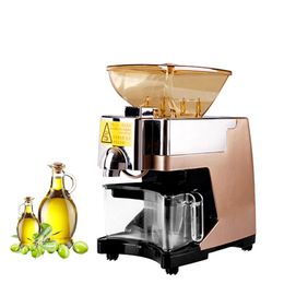 Prensas de aceite BEIJAMEI, máquina expulsora de aceite de prensa en frío automática, máquinas extractoras de aceite de cacahuete comerciales para el hogar