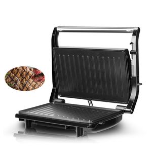 BEIJAMEI Panini Sandwich Maker Petit Déjeuner Steak Grill Machine Ménage Burger Toast Barbecue Saucisse Machines Grillées