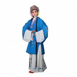 Costumes de danse d'opéra de Pékin pour femmes, vêtements de scène à manches LG, vêtements chinois anciens, performance artistique classique, gnt n9rV #