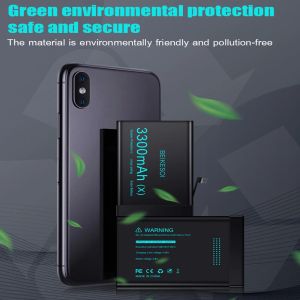 Batterie de haute capacité Beikesoi pour l'iPhone 5S X XR XS Max Remplacement d'origine Bateria Lithium rechargeable avec outil gratuit