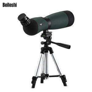 Beileshi 25x70 Spotting Scope Professional Telescope Monocular Bak4 Prism with Tripod Waterproof Birdwatching Hunting Monocular