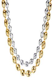 Joyería Beiyan, venta al por mayor, collar de oro de acero inoxidable en grano de café a la moda de alta calidad 6949114