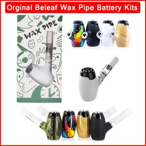 Beleaf Wax Pipe 3 en 1 Kit Precalentamiento VV Voltaje variable 1000 mAh Batería Vaporizador 510 Cartucho de hilo Concentrados de cera Atomizador Kits de cigarrillos electrónicos