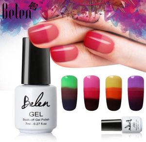 Belen 7 ml gelvernis nagelgellak kleur veranderende kameleon temperatuur nagellak thermisch6442543