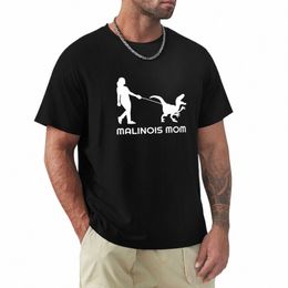 T-shirt malinois belge t-shirt drôle chemises de chat t-shirt uni vêtements pour hommes b7yc #