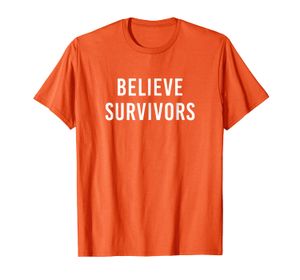 Croyez les survivants | T-shirt Féministe #metoo Protestation Mars
