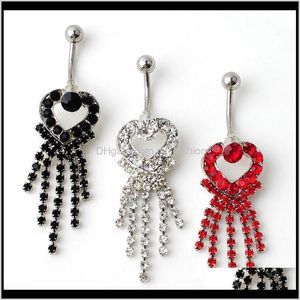 Bell JewelryBelly Button Navel Rings Body Piercing Sieraden Dange Aessories Fashion Charm Claw Chain PS2022 Drop Delivery 2021 RQDGT