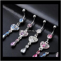 Bell Jewelrystyle Navel Rings navel body piercing sieraden bengle aessories mode charmes ps drop levering 2021 ko89l