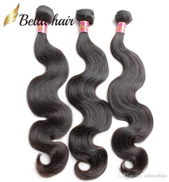 Bella Hair 830 mechones de cabello peruano tejido de cabello natural sin procesar trama de cabello humano ondulado negro 3 piezas lote julienchi7571678