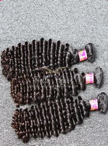 Bella Hair 834 pouces Grade 8A trame de cheveux vierges malaisiens non transformés couleur naturelle 34 pcslot tissages de vague profonde pour l'ensemble V5481854