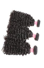Bellahair 3pcslot Curly Wave Weaves 100 Hair malaisien non traité Vierge Natural Couleur humaine 4367228