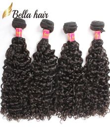 BellaHair cheveux brésiliens paquets bouclés vierges Extensions de trame de cheveux humains Curl tisse 4 pcslot paquet entier en vrac 48499146927862