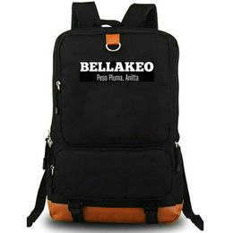 Bellakeo sac à dos peso pluma daypack chanteur sac à école musique imprimement pack de sacs de loi